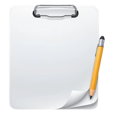 white document sticker