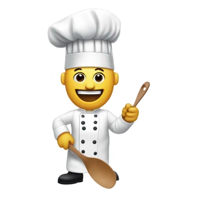 A chef puppet sticker