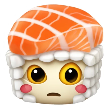 Scampi sushi sticker