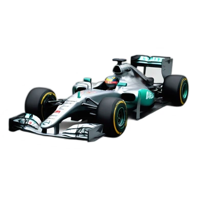 Formule1 Mercedes sticker