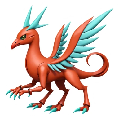 Inteleon-Chocobo-Scizor-Deoxys-Bisharp-Pokémon-Fusion, full body sticker