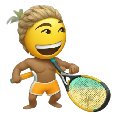 beach tennis sticker