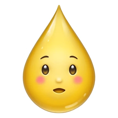 drop of pee sticker
