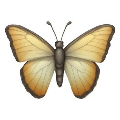 Silverd butterfly sticker