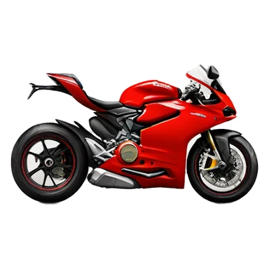 Red Ducati panigali  sticker
