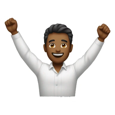 Manos celebrando  sticker