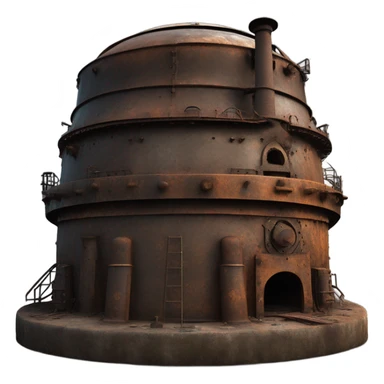 dark iron furnace sticker