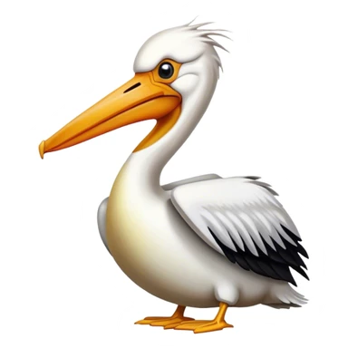 Evil pelican sticker