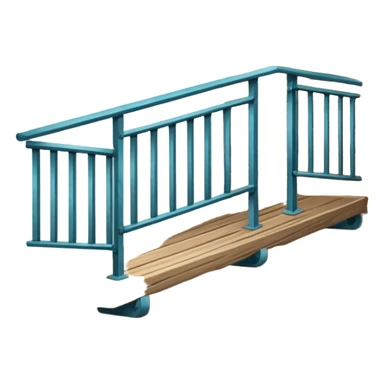 balcony wood sticker