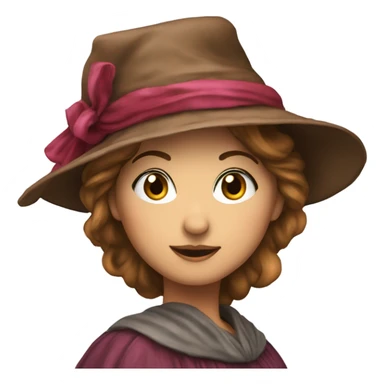 annalisa con cappello da befana sticker