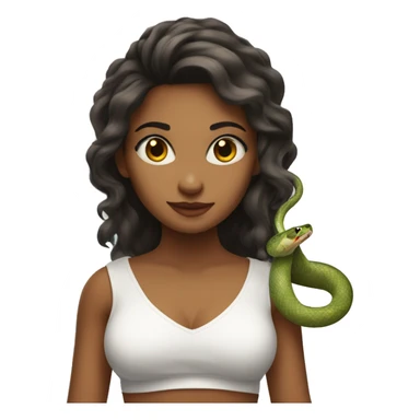 A beautiful girl who has a snake's tail instead of legs sticker