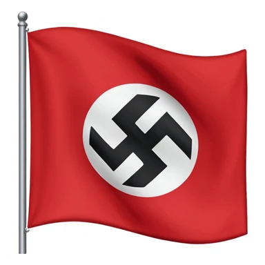 nazi flag sticker