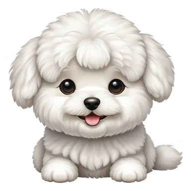 Bichon Maltés dog  sticker