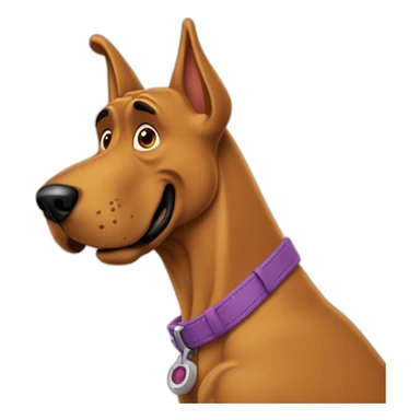 Scooby doo qui fait un coucou sticker