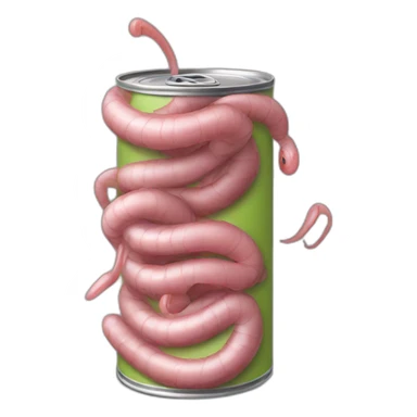 Can of worms sticker