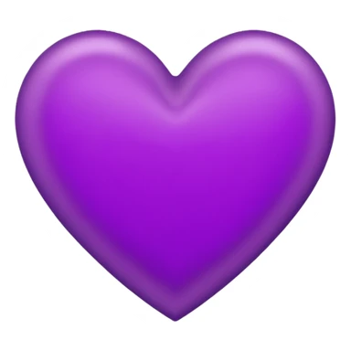 heart with a velvet purple border sticker