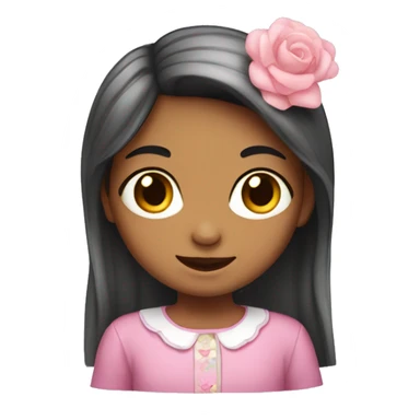 Niña con pastel de cumpleaños  sticker