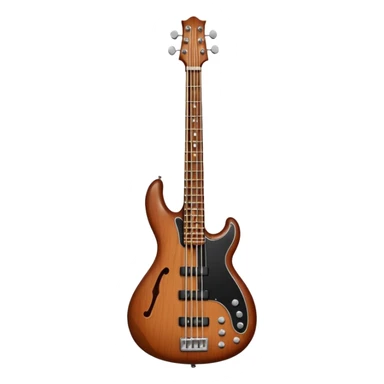 Bass guitar sticker