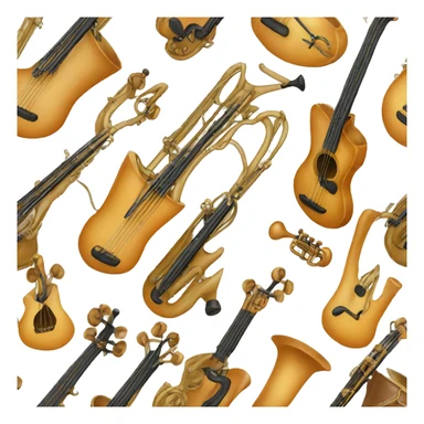 Instrumentos arpa sticker