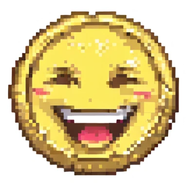 A laughing emoji sticker