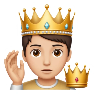 Taking off a crown sticker