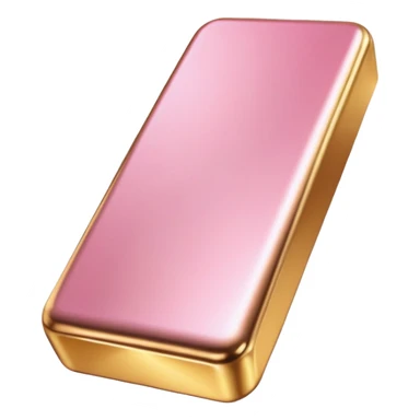 pink gold ingot sticker