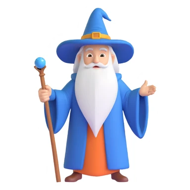 A wizard sticker