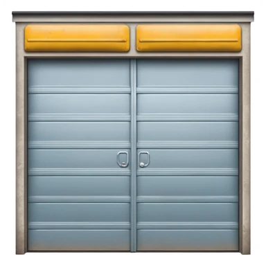 Garage door closing, slightly open sticker