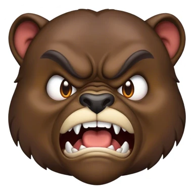 growling face sticker