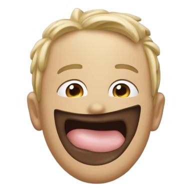 sticking out ￼ tongue ￼ sticker