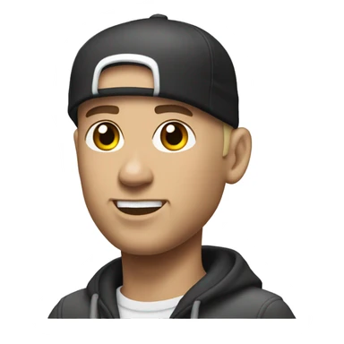 Eminem qui fait du vélo  sticker