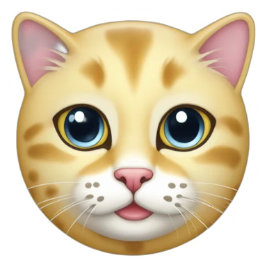 Swiss cheese cat sticker