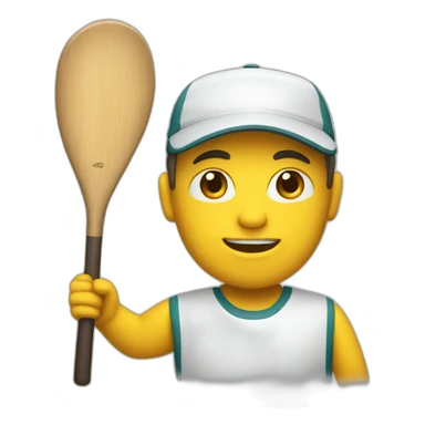 paddle player sticker