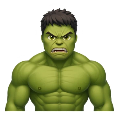 Hulk  emoji  attitude  sticker