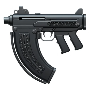 UMG submachine gun sticker