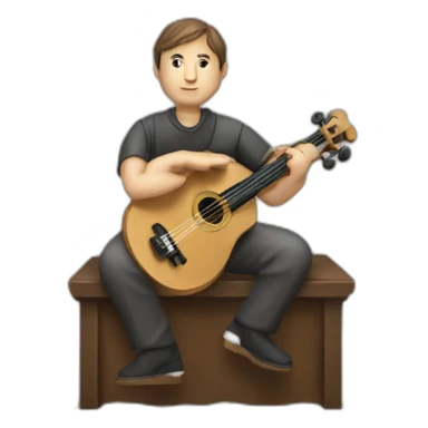 Alter Schachspieler sticker