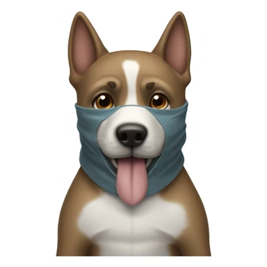 Un perro disfrazado de tiburón  sticker