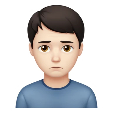 sad man light sticker