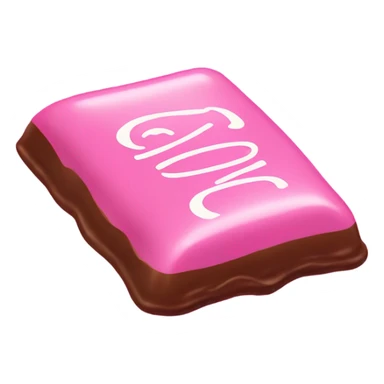 pink candy bar with the inscription kerlli sticker