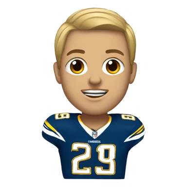 Los Angeles chargers sticker