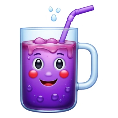 Purple cool aid sticker