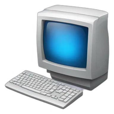 Computer with a lean screen sticker