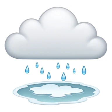 a white puddle sticker