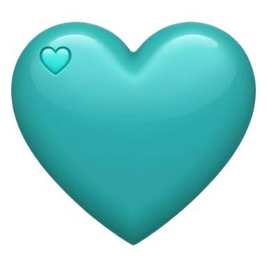 Teal heart saying 'da best'  sticker