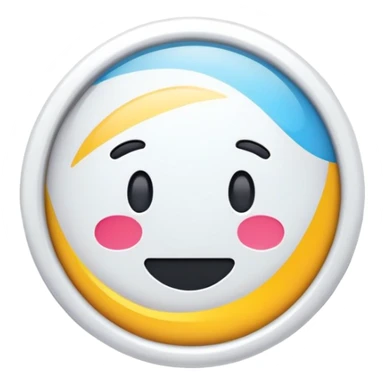 un sticker como un mensaje o indicación con texto dentro sticker