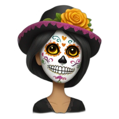 day of the dead sticker