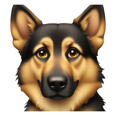 Alsatian dog sticker