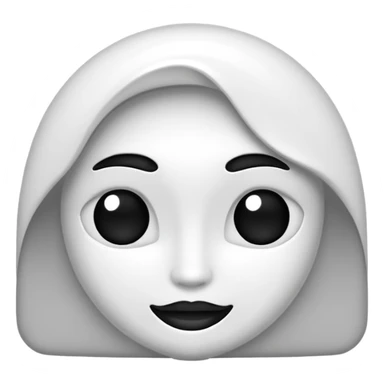 Dalla bianca e nera sticker