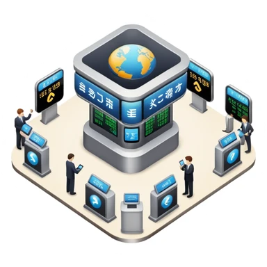 stock exchange sticker