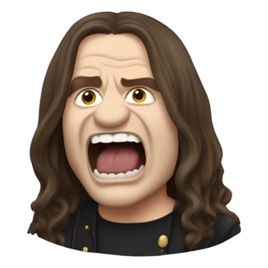 ozzy osbourne biting  sticker